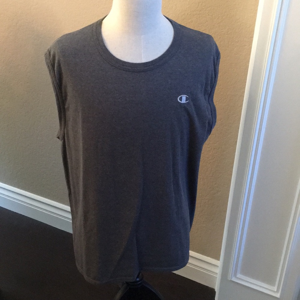 Champion gray muscle tee NWOT
